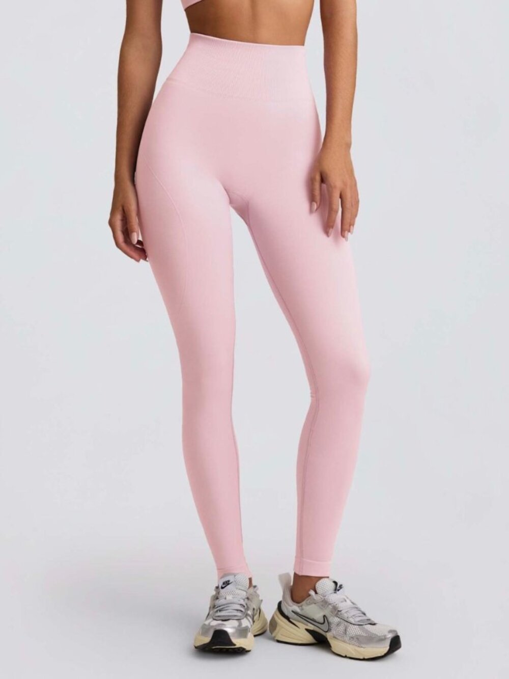 NWOT Bo+Tee Sculpt High Waist Leggings | Pink Seamless Activewear